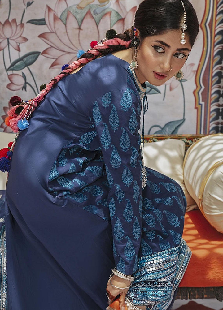 Rim Jhim by Cross Stitch Embroidered Cotton Jacquard Suits Unstitched 3 Piece CS21RJ BARG-E-FEROZ-A - Luxury Collection