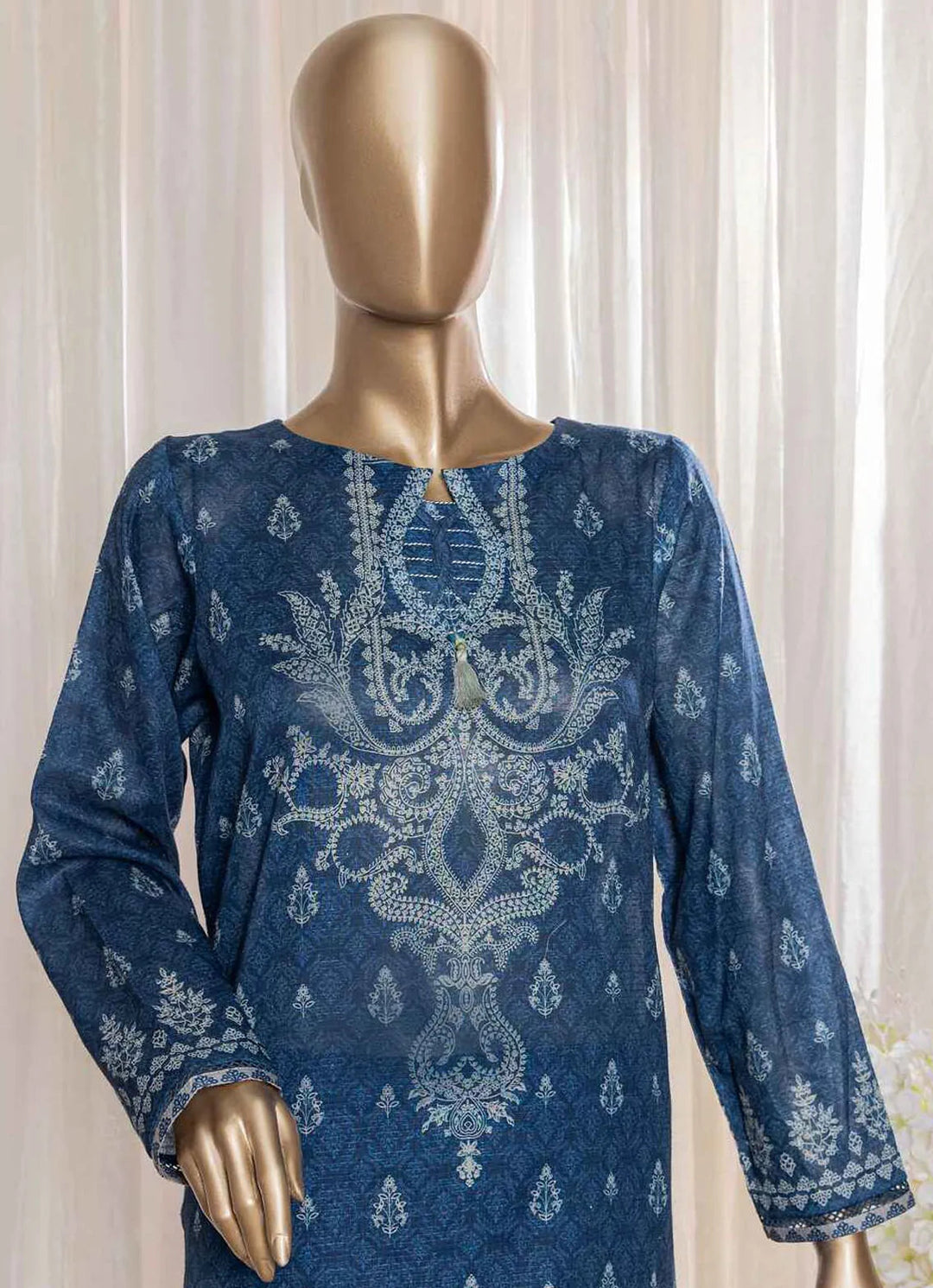 Rimjhim By HZ Textiles Embroidered Lawn Suit Unstitched 3 Piece HZ24R REC-131 - Summer Collection