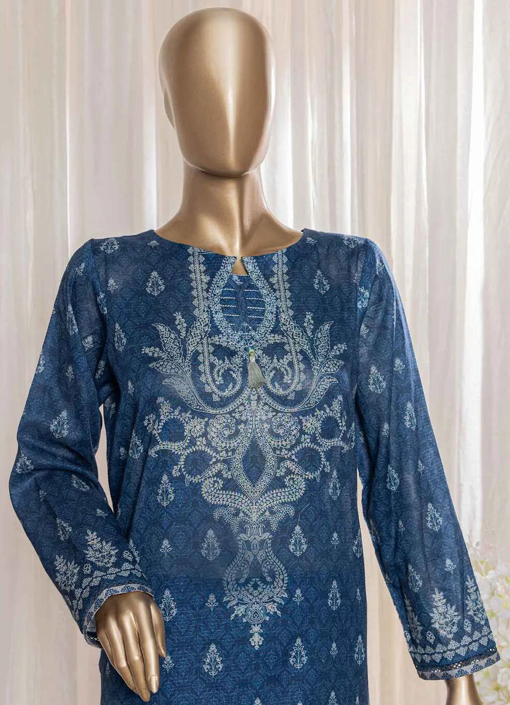 Rimjhim By HZ Textiles Embroidered Lawn Suit Unstitched 3 Piece HZ24R REC-131 - Summer Collection
