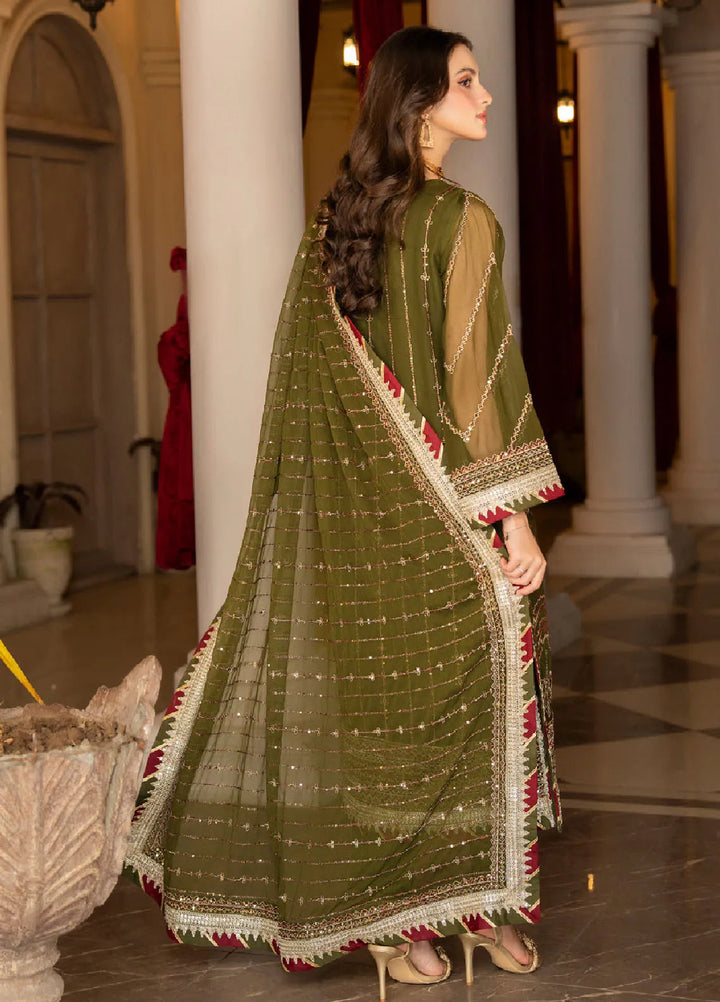 Rimjhim By Strawberry Embroidered Chiffon Suit Unstitched 4 Piece STB24R FLS-RJ-002 - Summer Collection