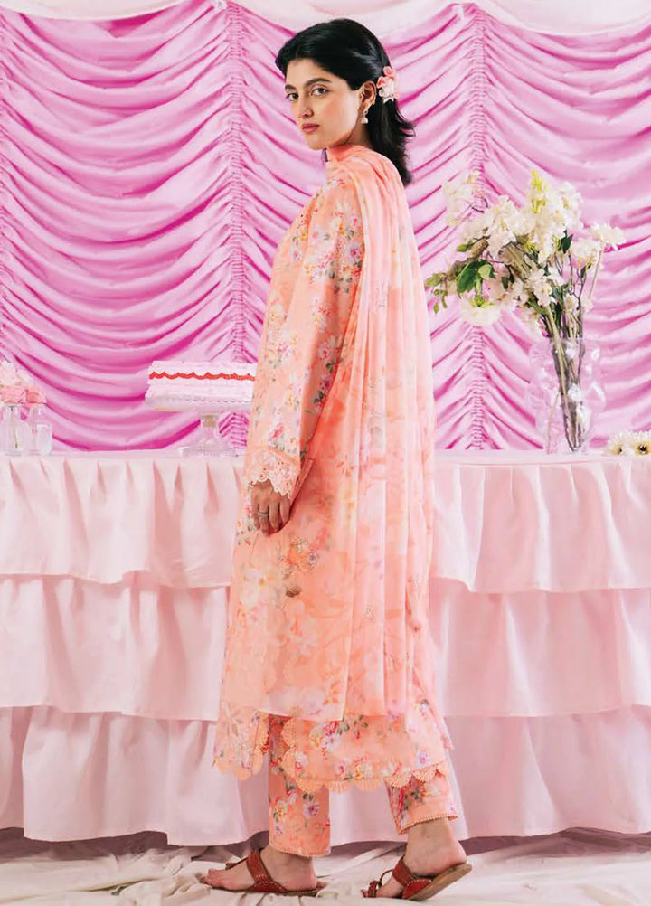 Rinesa By Ayzel Embroidered Lawn Suit Unstitched 3 Piece AAF24R D-01 Amel - Summer Collection