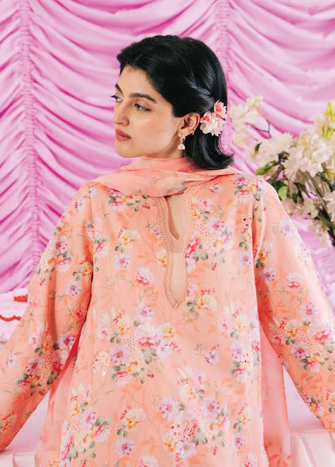 Rinesa By Ayzel Embroidered Lawn Suit Unstitched 3 Piece AAF24R D-01 Amel - Summer Collection