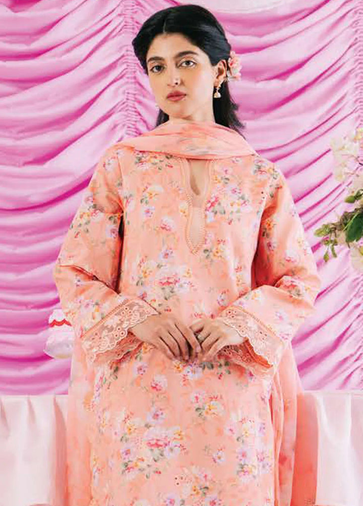 Rinesa By Ayzel Embroidered Lawn Suit Unstitched 3 Piece AAF24R D-01 Amel - Summer Collection