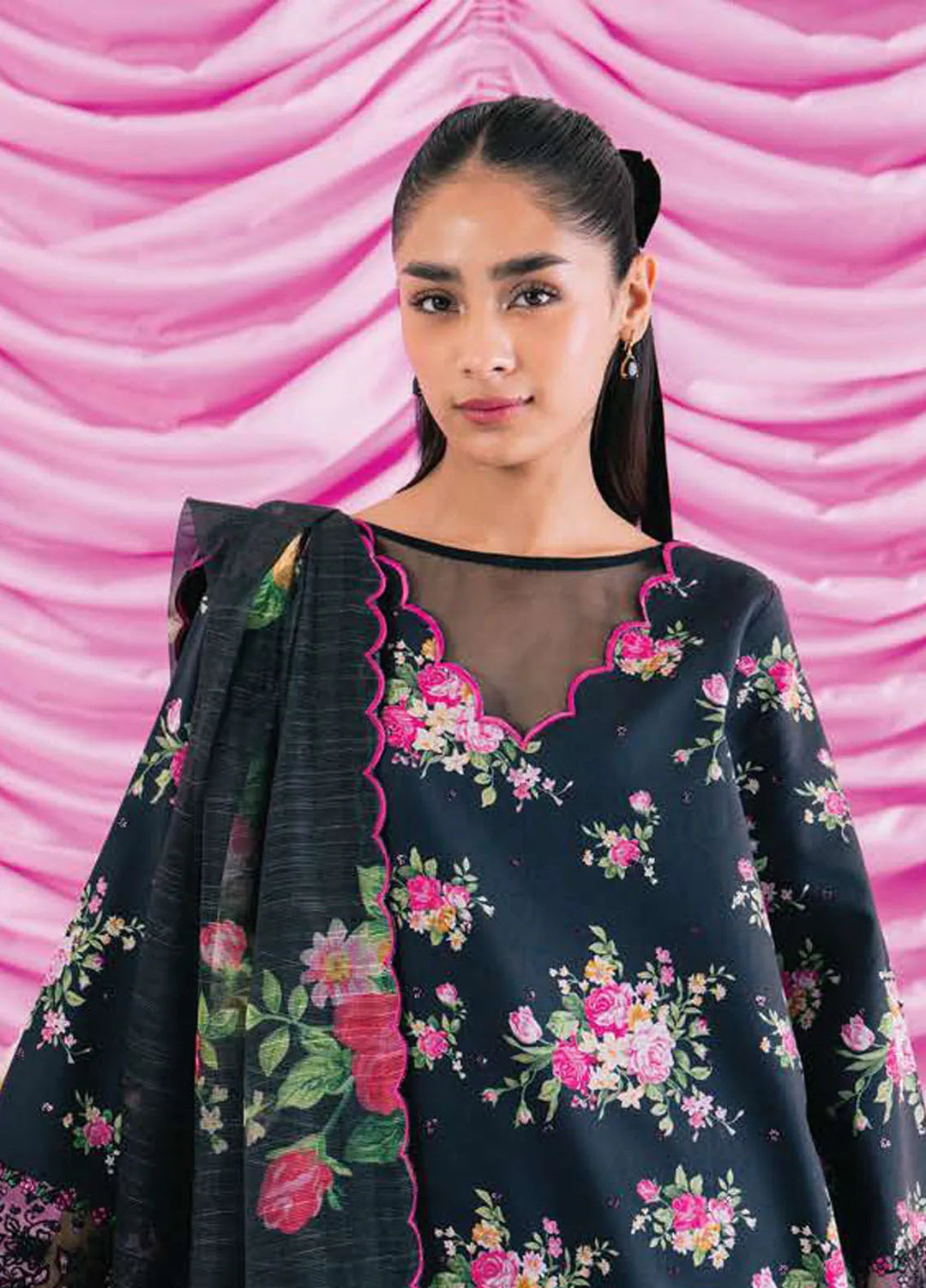 Rinesa By Ayzel Embroidered Lawn Suit Unstitched 3 Piece AAF24R D-03 Aria - Summer Collection