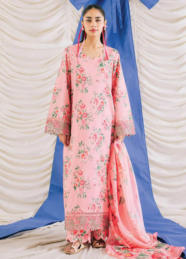 Rinesa By Ayzel Embroidered Lawn Suit Unstitched 3 Piece AAF24R D-04 Isla - Summer Collection