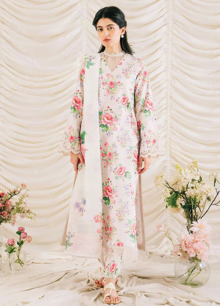 Rinesa By Ayzel Embroidered Lawn Suit Unstitched 3 Piece AAF24R D-06 Kara - Summer Collection