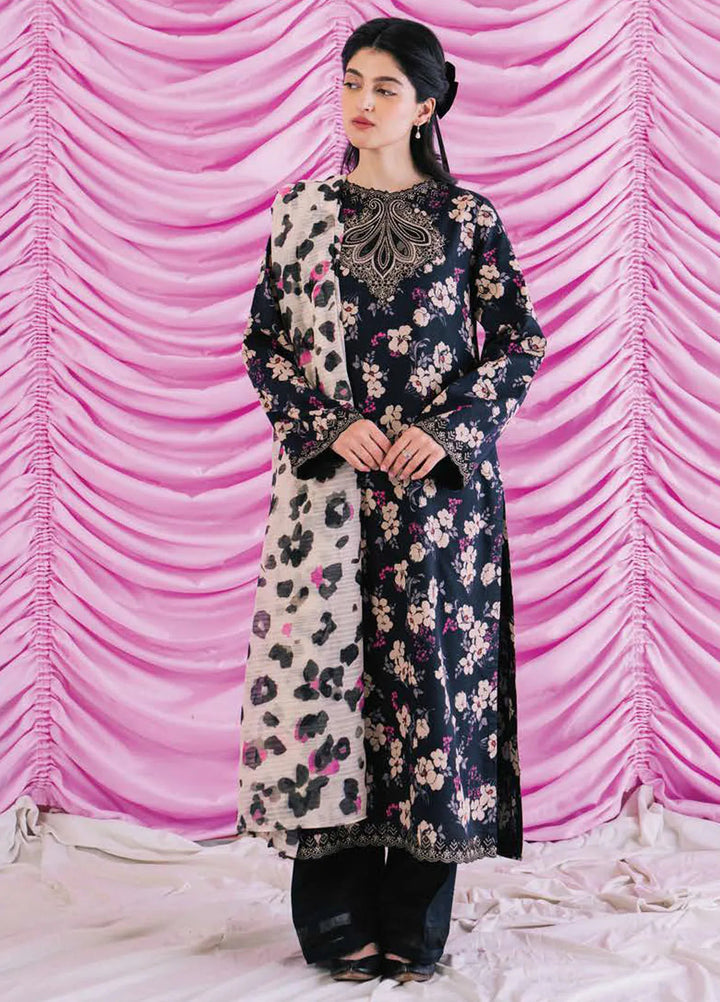 Rinesa By Ayzel Embroidered Lawn Suit Unstitched 3 Piece AAF24R D-07 Sena - Summer Collection