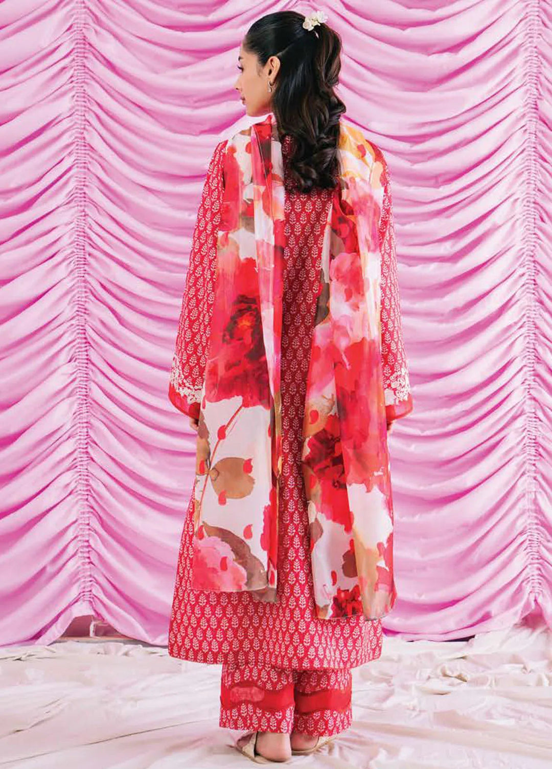 Rinesa By Ayzel Embroidered Lawn Suit Unstitched 3 Piece AAF24R D-08 Dina - Summer Collection
