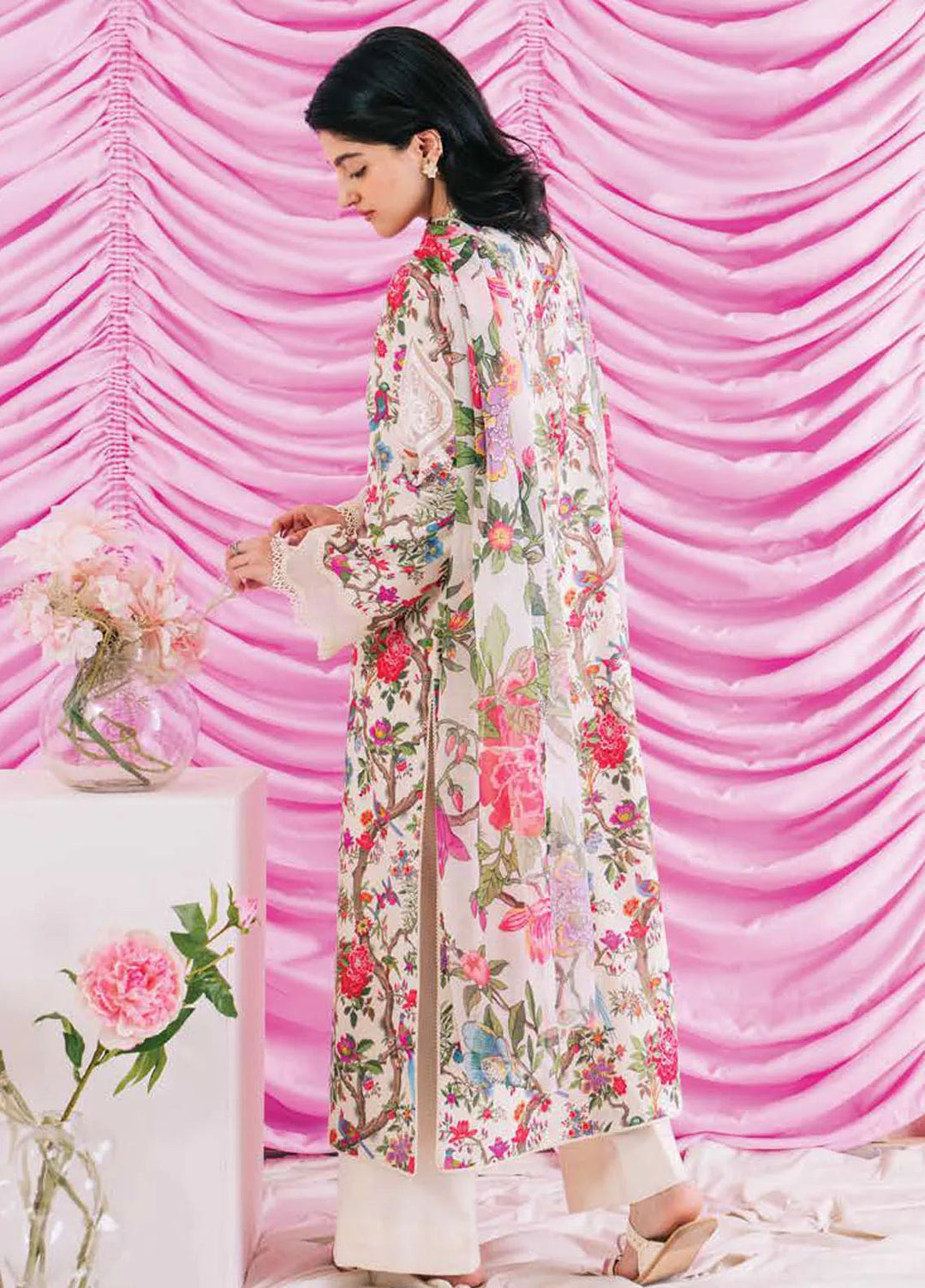 Rinesa By Ayzel Embroidered Lawn Suit Unstitched 3 Piece AAF24R D-09 Zoe - Summer Collection