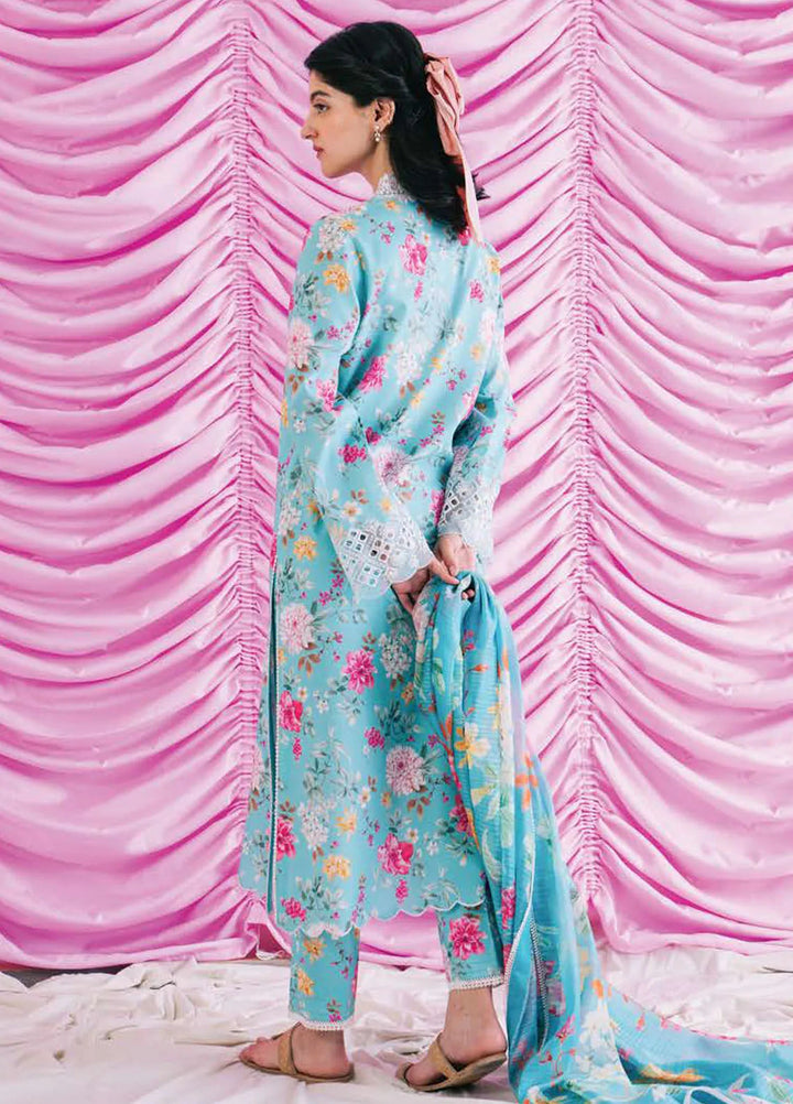 Rinesa By Ayzel Embroidered Lawn Suit Unstitched 3 Piece AAF24R D-10 Cali - Summer Collection