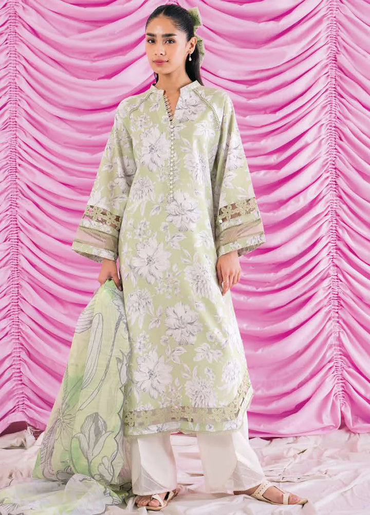 Rinesa By Ayzel Embroidered Lawn Suit Unstitched 3 Piece AAF24R D-11 Erin - Summer Collection