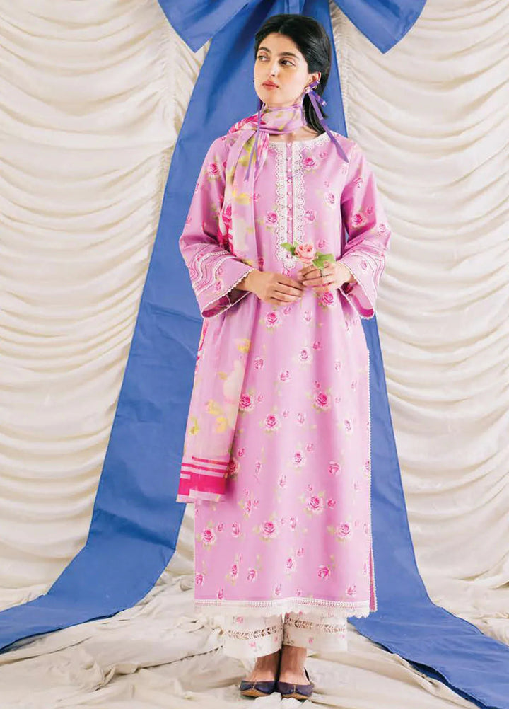 Rinesa By Ayzel Embroidered Lawn Suit Unstitched 3 Piece AAF24R D-12 Miri - Summer Collection