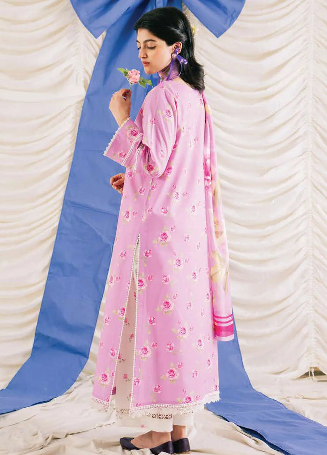 Rinesa By Ayzel Embroidered Lawn Suit Unstitched 3 Piece AAF24R D-12 Miri - Summer Collection