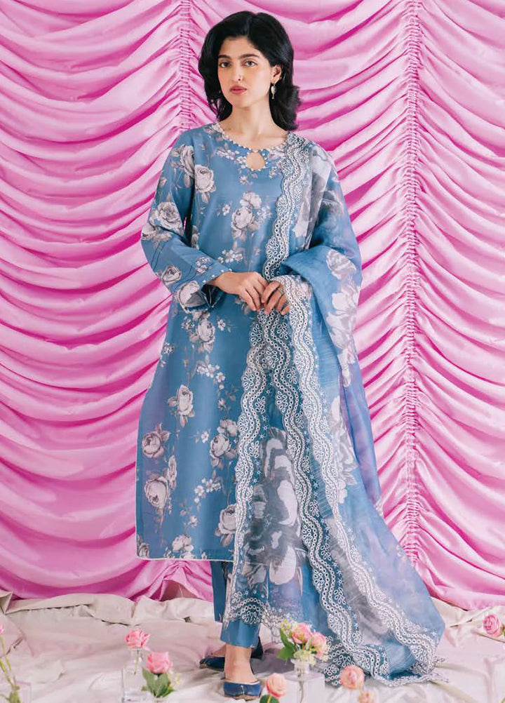 Rinesa By Ayzel Embroidered Lawn Suit Unstitched 3 Piece AAF24R D-13 Posy - Summer Collection
