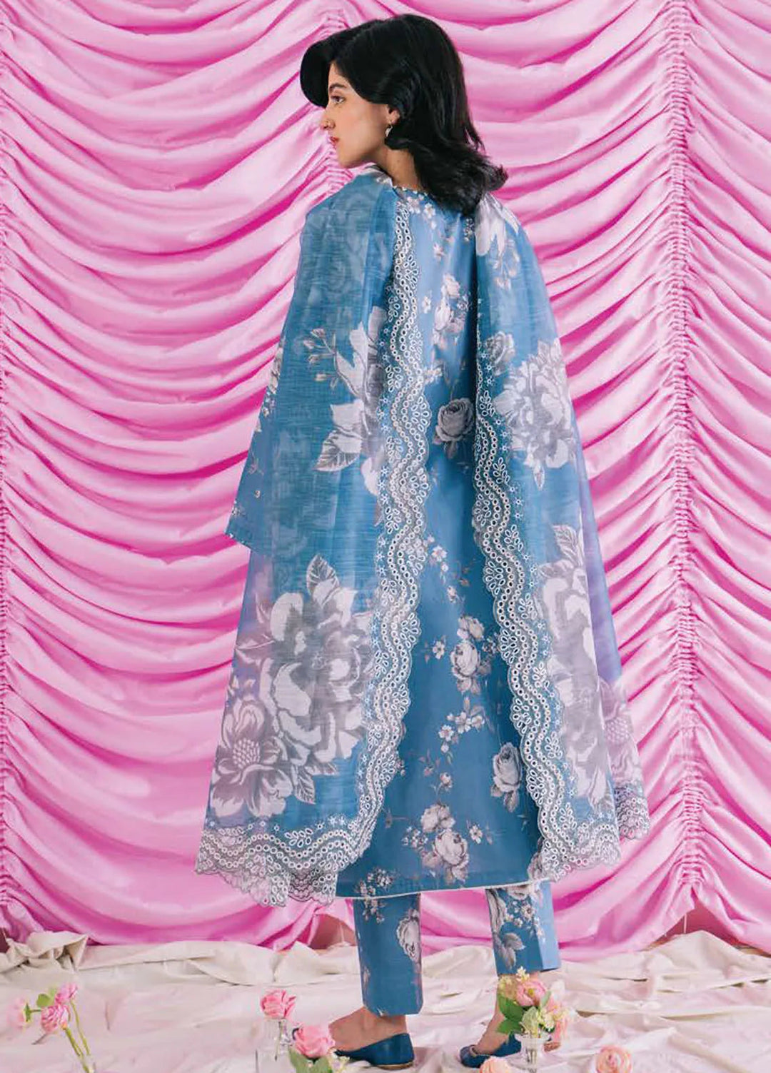 Rinesa By Ayzel Embroidered Lawn Suit Unstitched 3 Piece AAF24R D-13 Posy - Summer Collection