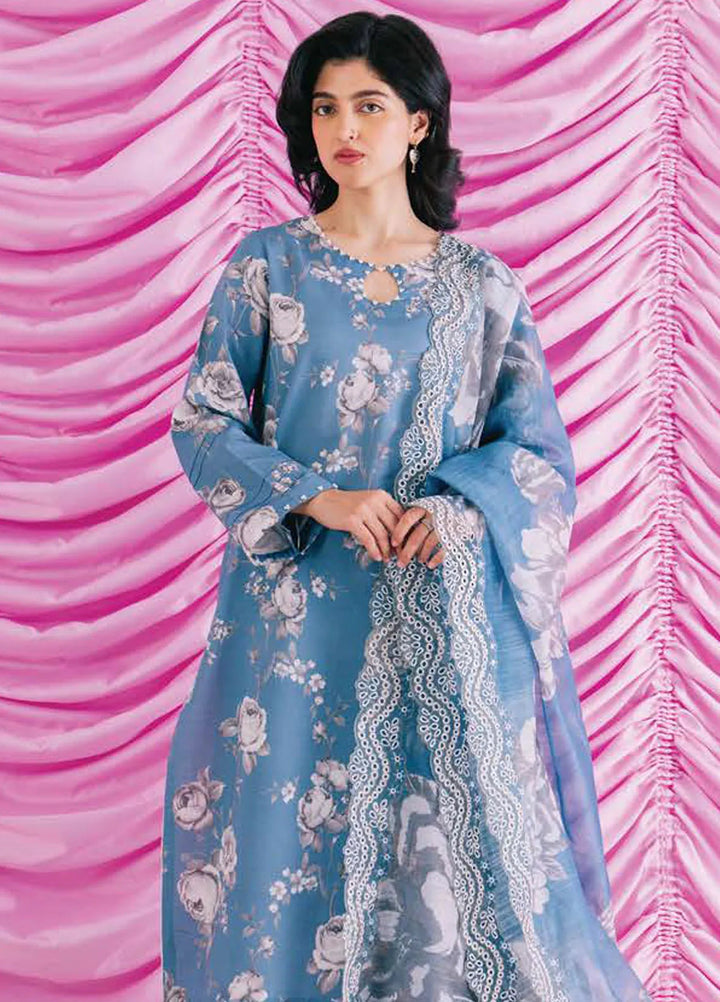 Rinesa By Ayzel Embroidered Lawn Suit Unstitched 3 Piece AAF24R D-13 Posy - Summer Collection