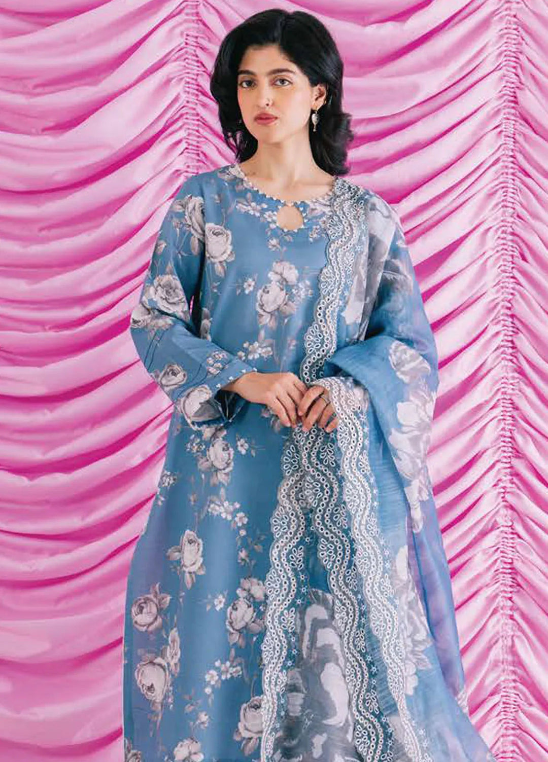 Rinesa By Ayzel Embroidered Lawn Suit Unstitched 3 Piece AAF24R D-13 Posy - Summer Collection