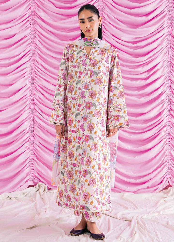 Rinesa By Ayzel Embroidered Lawn Suit Unstitched 3 Piece AAF24R D-14 Nina - Summer Collection