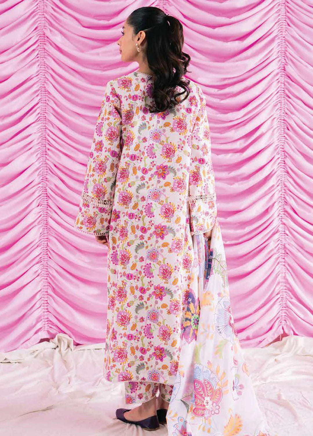 Rinesa By Ayzel Embroidered Lawn Suit Unstitched 3 Piece AAF24R D-14 Nina - Summer Collection