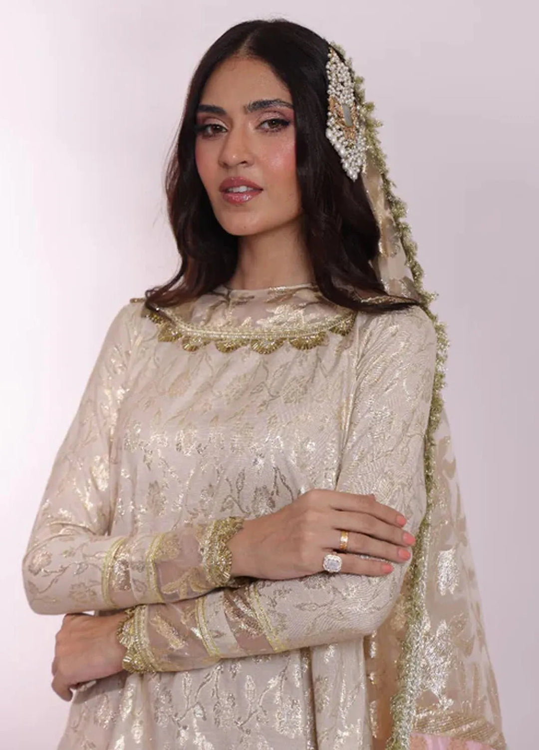 Ripret Pret Embroidered Cotton 3 Piece Suit Ishqana