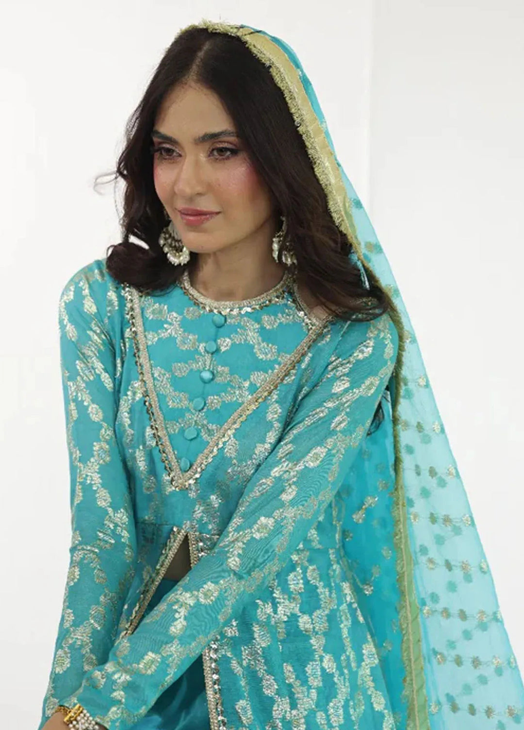 Ripret Pret Embroidered Cotton 3 Piece Suit Neelam