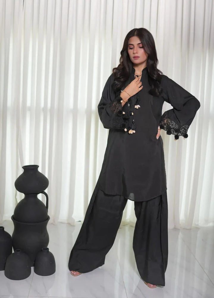 Ripret Pret Embroidered lawn 2 Piece Suit Shell Coal