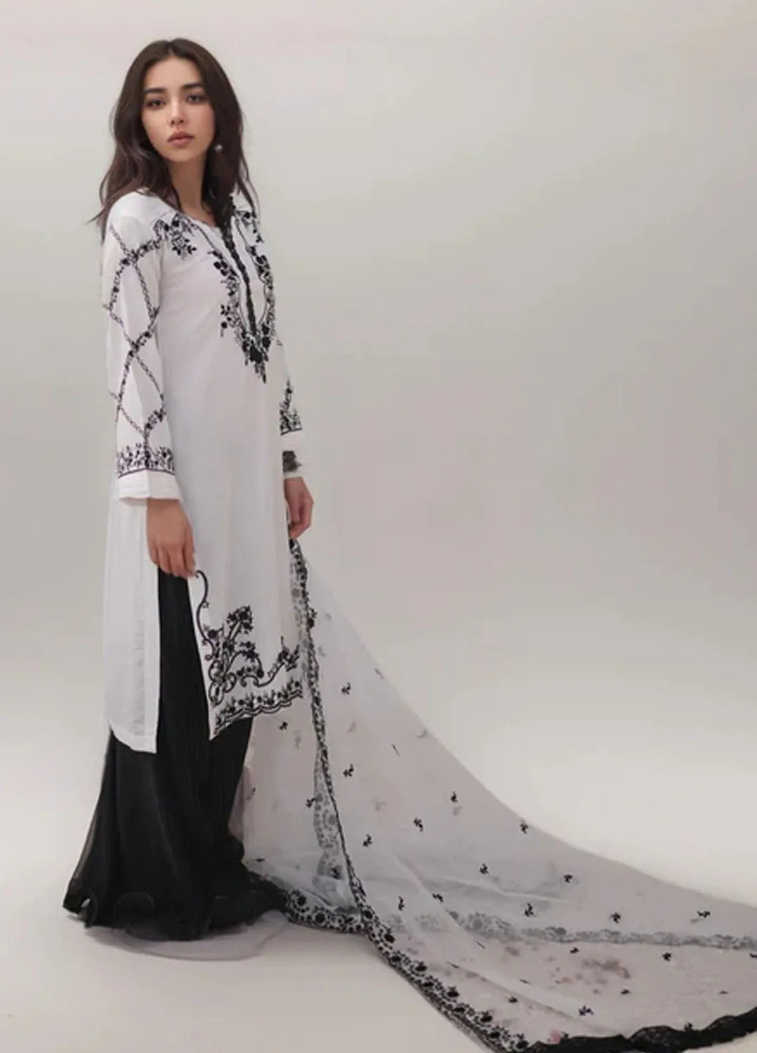 Ripret Pret Embroidered Raw Silk 2 Piece Suit Mahpari