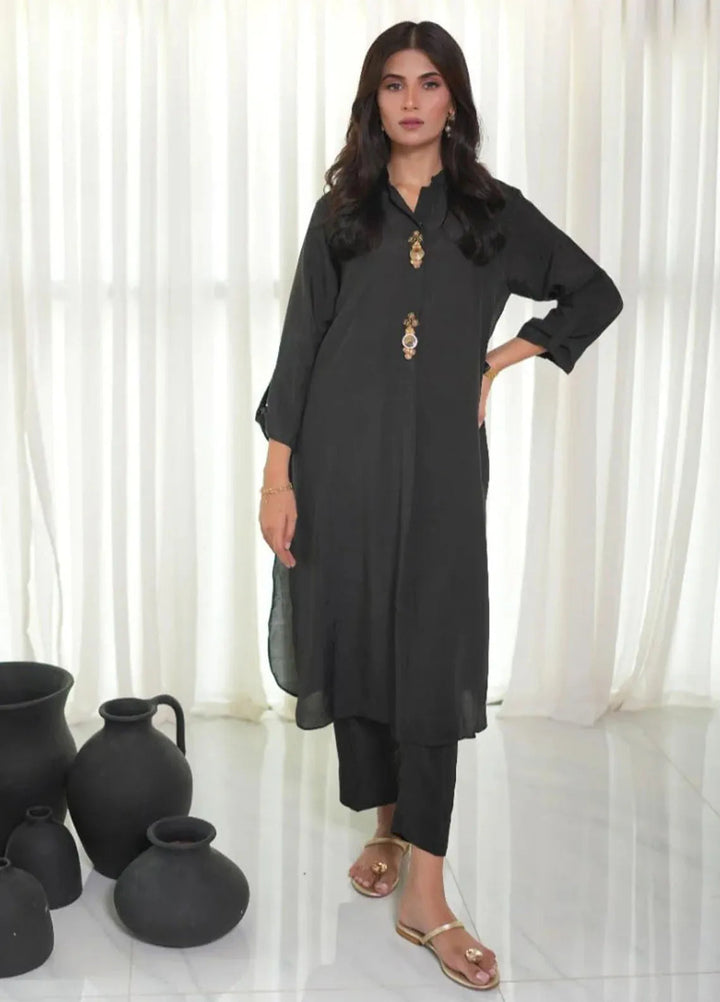 Ripret Pret plain lawn 2 Piece Suit Inky