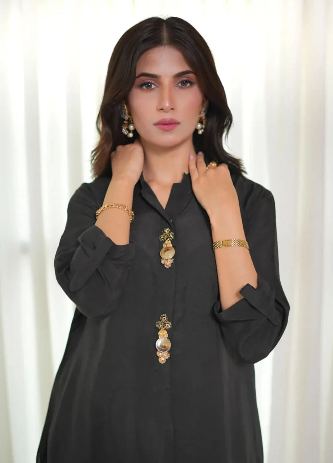 Ripret Pret plain lawn 2 Piece Suit Inky