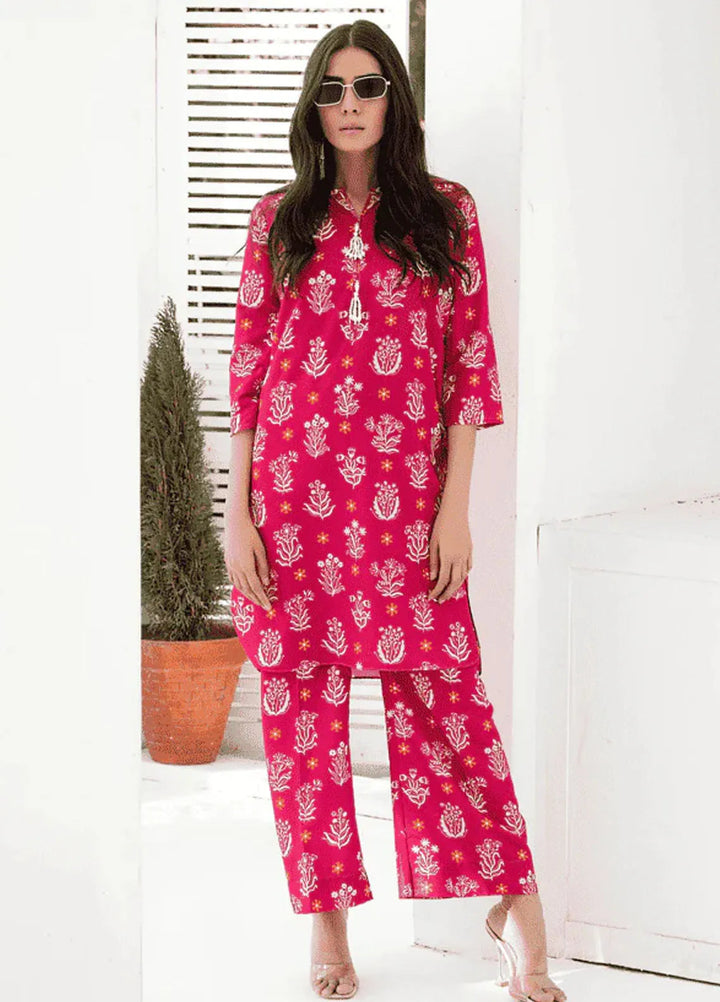 Ripret Pret printed Poly Lawn 2 Piece Suit Cherry Blossom