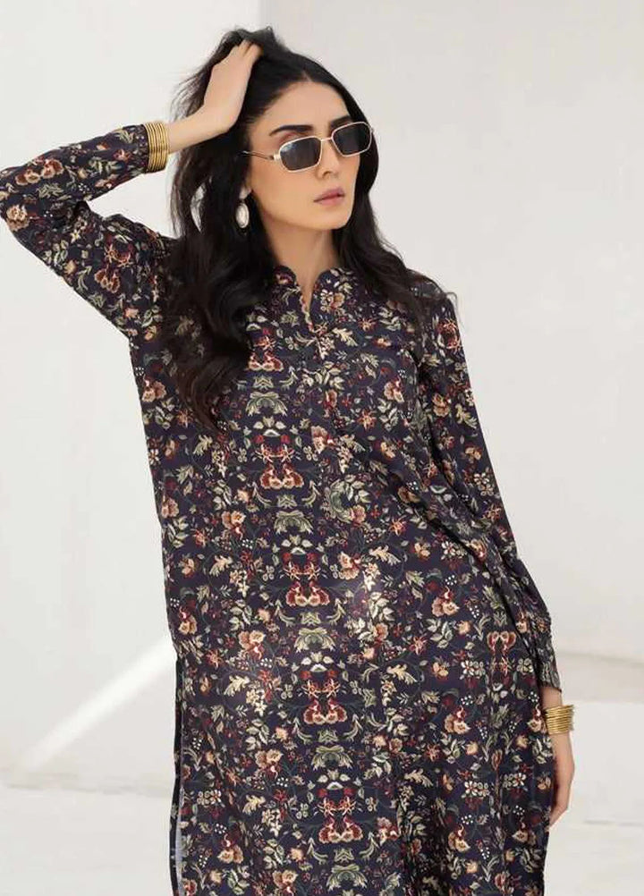 Ripret Pret printed Poly Lawn 2 Piece Suit Noir Lily