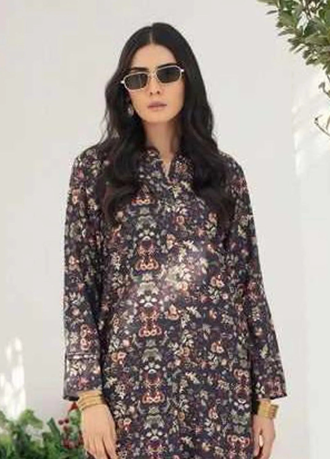 Ripret Pret printed Poly Lawn 2 Piece Suit Noir Lily