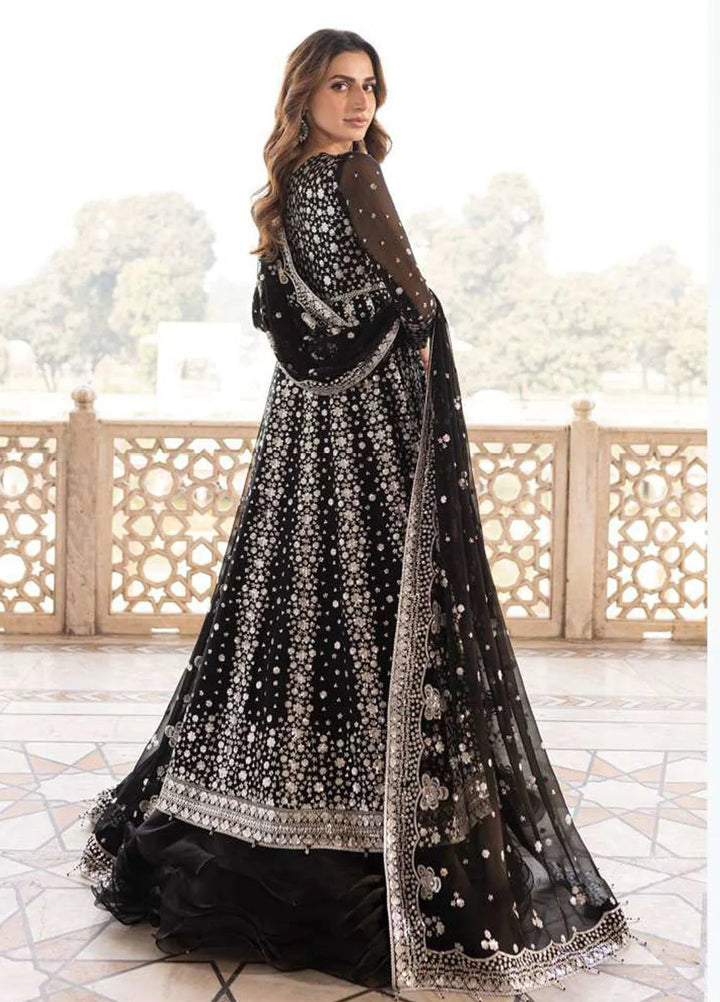 Ritzier by Farasha Embroidered Suit Unstitched 3 Piece FSH24R D-01 Midnight Orchid - Luxury Collection