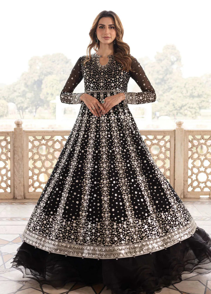 Ritzier by Farasha Embroidered Suit Unstitched 3 Piece FSH24R D-01 Midnight Orchid - Luxury Collection