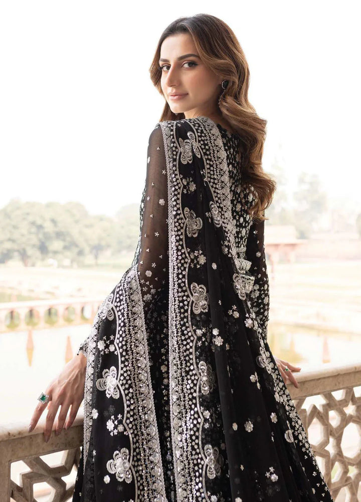 Ritzier by Farasha Embroidered Suit Unstitched 3 Piece FSH24R D-01 Midnight Orchid - Luxury Collection