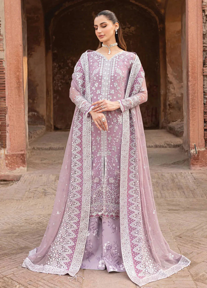 Ritzier by Farasha Embroidered Suit Unstitched 3 Piece FSH24R D-03 Pastel Mist - Luxury Collection