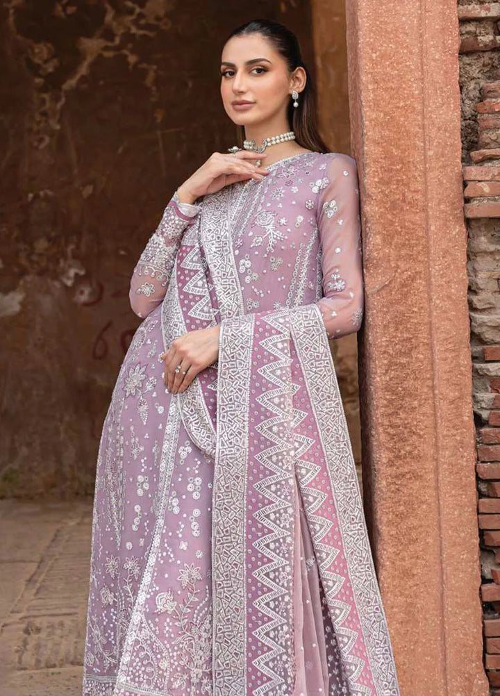 Ritzier by Farasha Embroidered Suit Unstitched 3 Piece FSH24R D-03 Pastel Mist - Luxury Collection