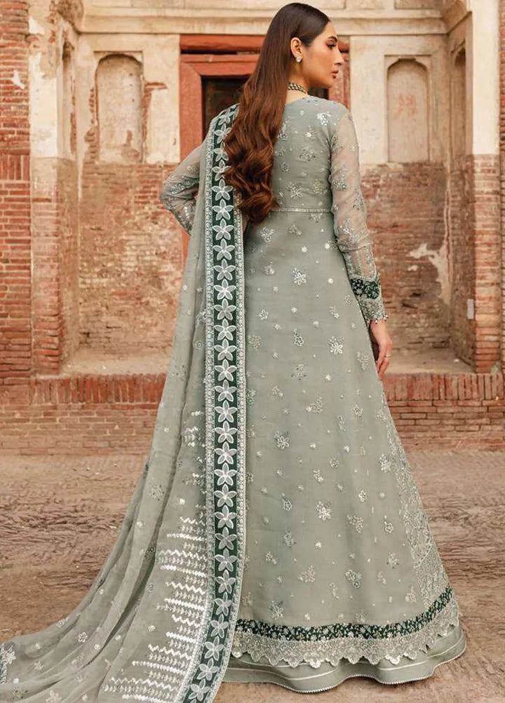 Ritzier by Farasha Embroidered Suit Unstitched 3 Piece FSH24R D-07 Grey Veil - Luxury Collection