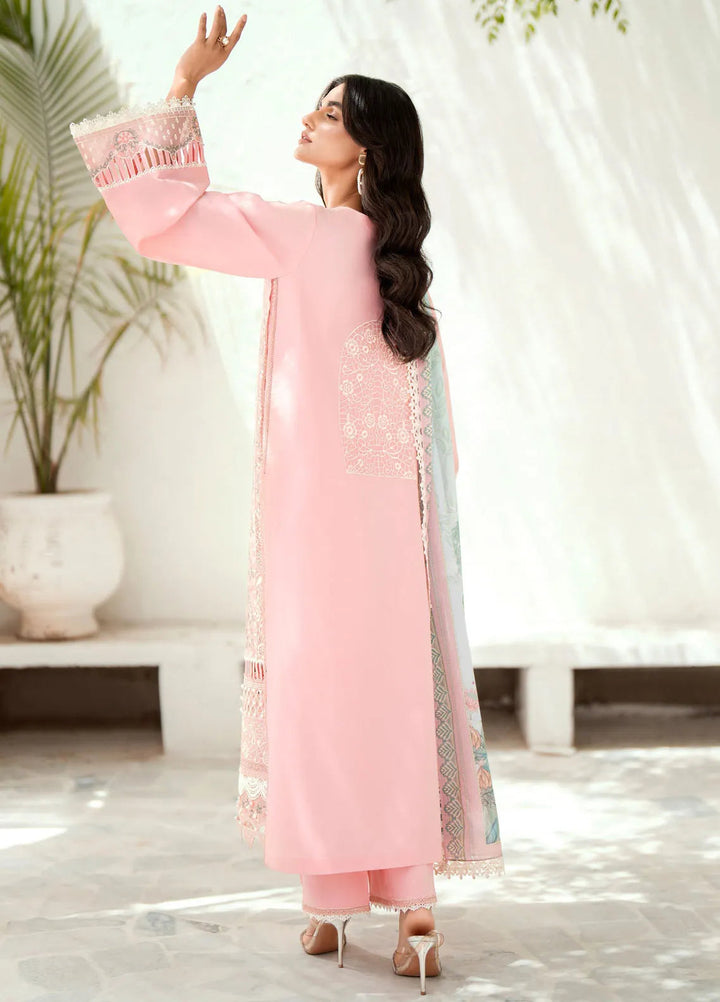 Riwaayat By Bin Ilyas Embroidered Lawn Suit Unstitched 3 Piece BI24R 301 B - Summer Collection