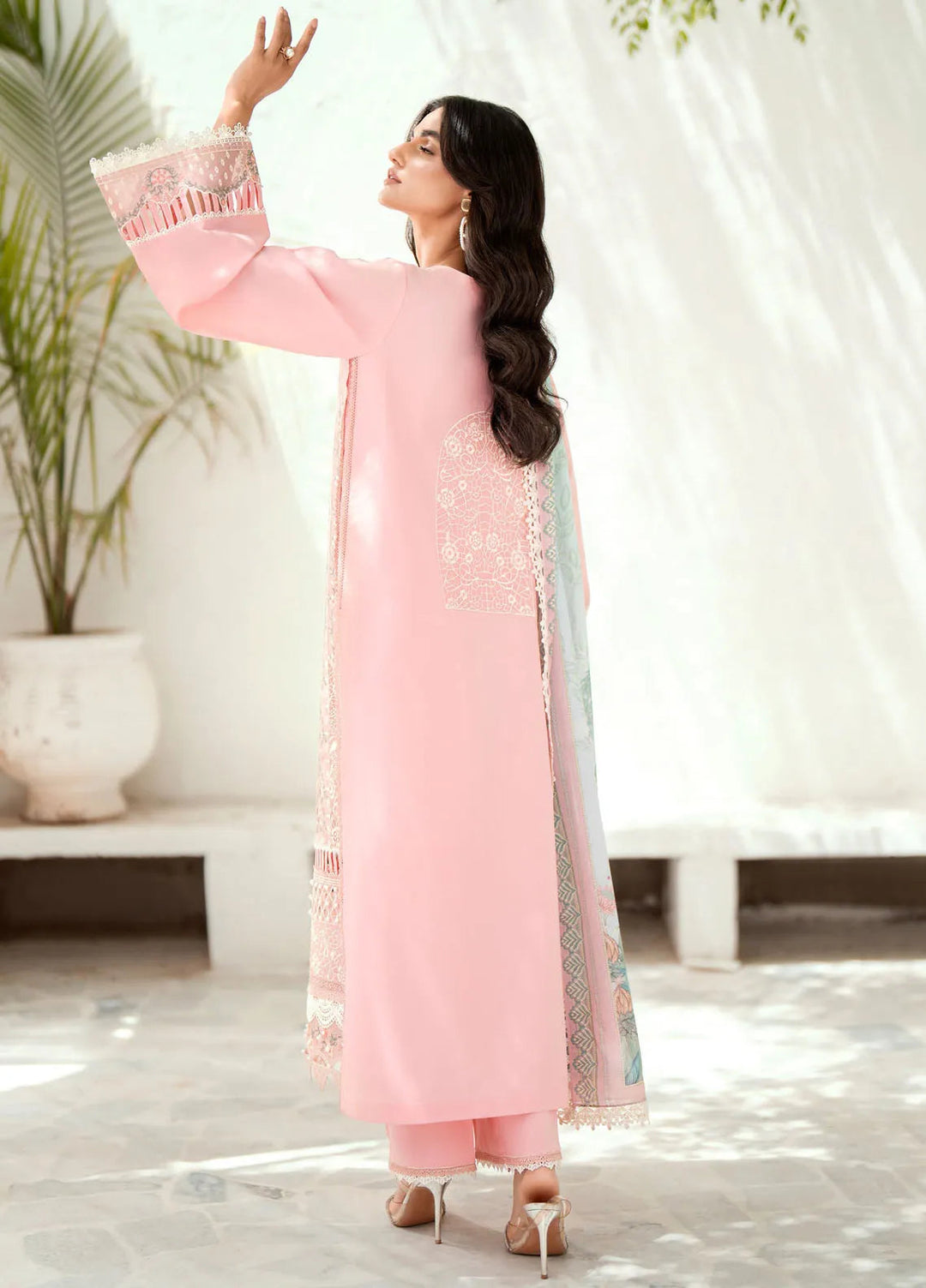 Riwaayat By Bin Ilyas Embroidered Lawn Suit Unstitched 3 Piece BI24R 301 B - Summer Collection