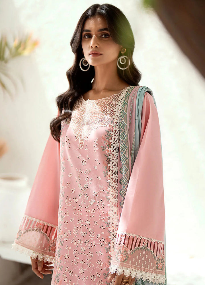 Riwaayat By Bin Ilyas Embroidered Lawn Suit Unstitched 3 Piece BI24R 301 B - Summer Collection