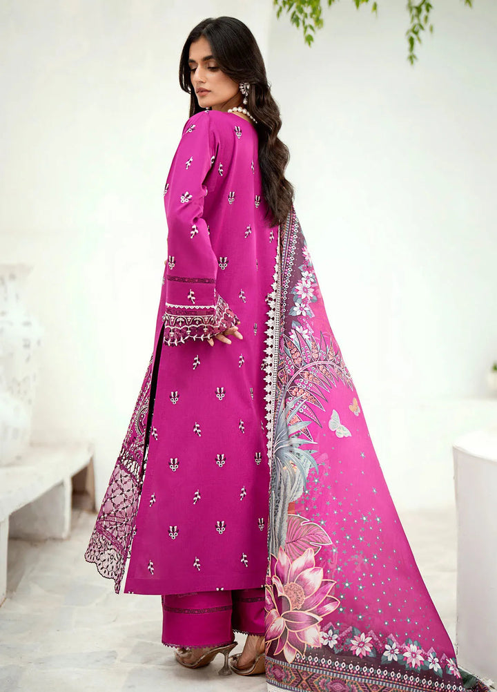 Riwaayat By Bin Ilyas Embroidered Lawn Suit Unstitched 3 Piece BI24R 302 B - Summer Collection