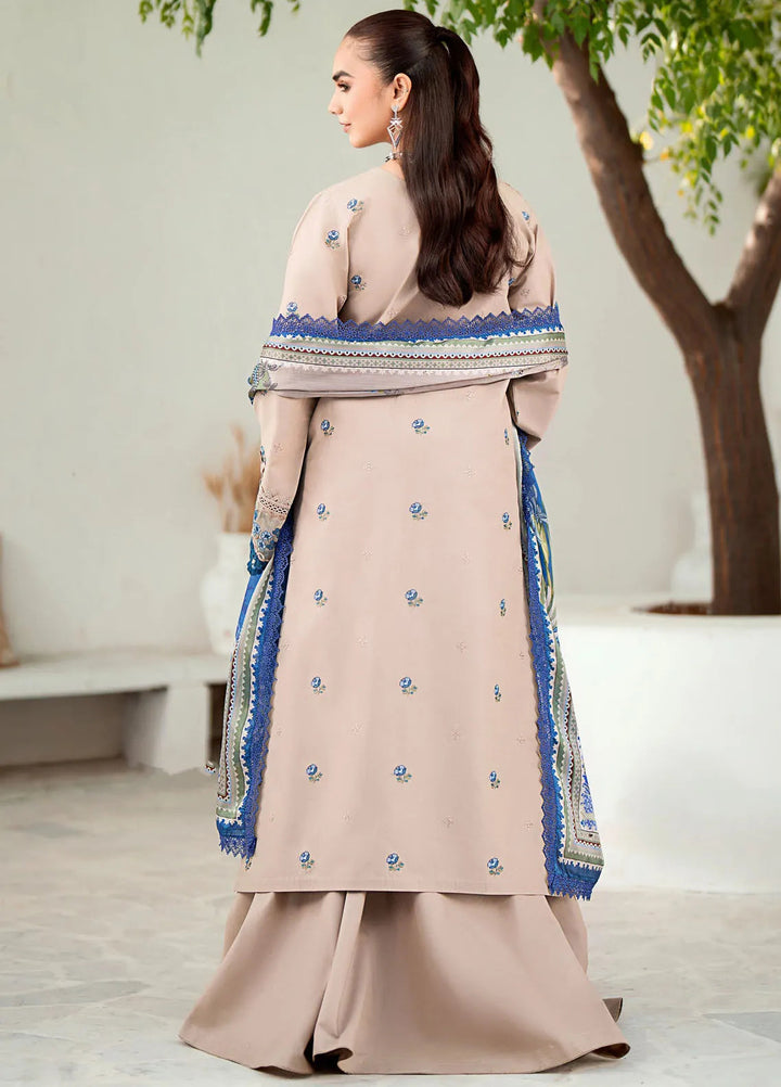 Riwaayat By Bin Ilyas Embroidered Lawn Suit Unstitched 3 Piece BI24R 304 A - Summer Collection