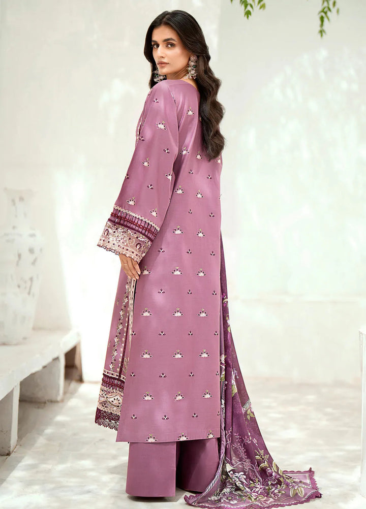 Riwaayat By Bin Ilyas Embroidered Lawn Suit Unstitched 3 Piece BI24R 305 B - Summer Collection