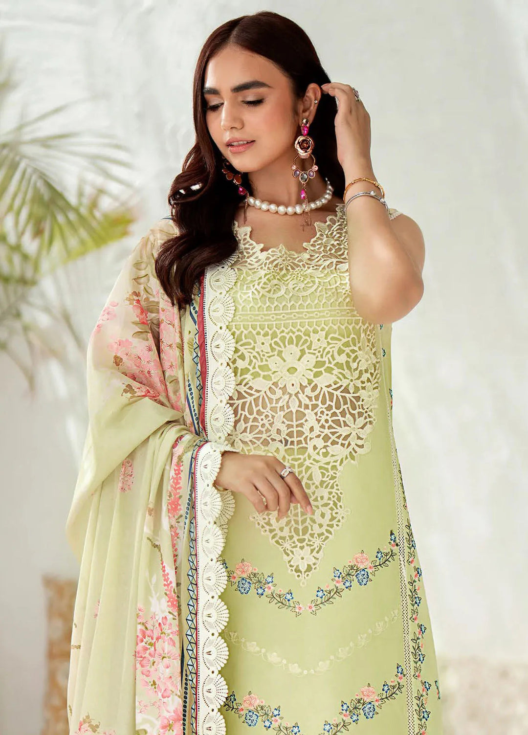 Riwaayat By Bin Ilyas Embroidered Lawn Suit Unstitched 3 Piece BI24R 306 A - Summer Collection