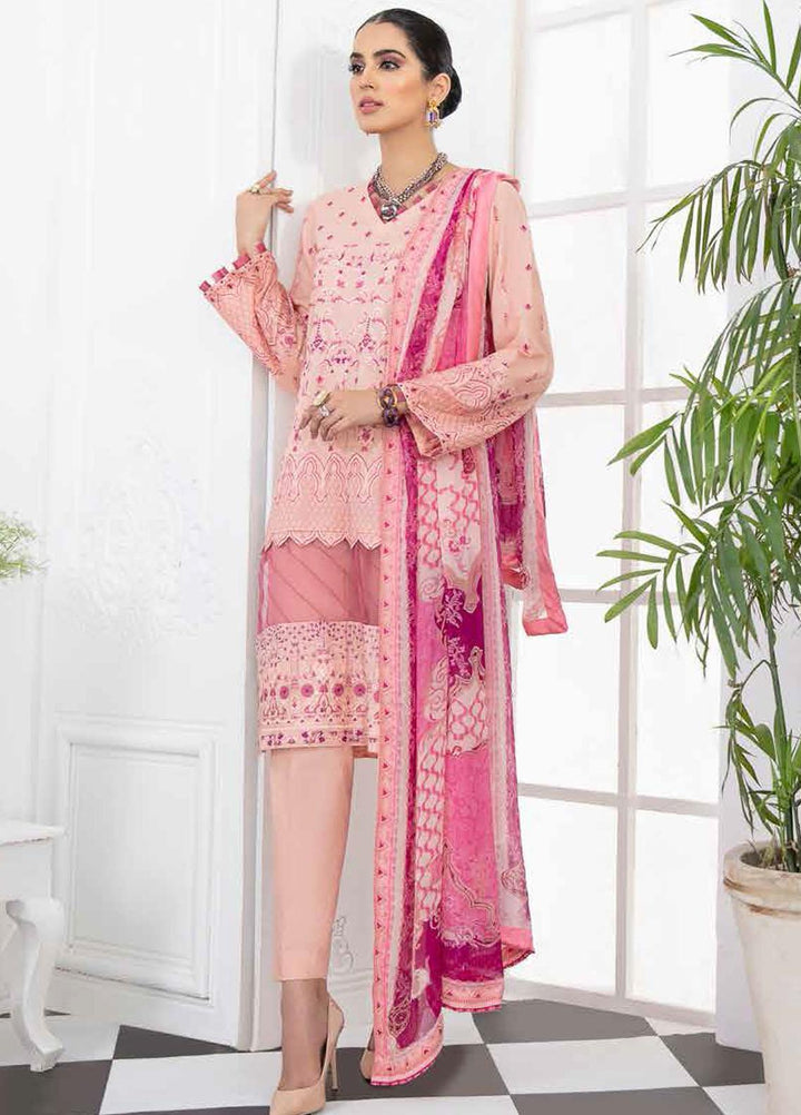 Riwaj by Banafsheh Embroidered Lawn Suits Unstitched 3 Piece BF21R RW-02 - Summer Collection