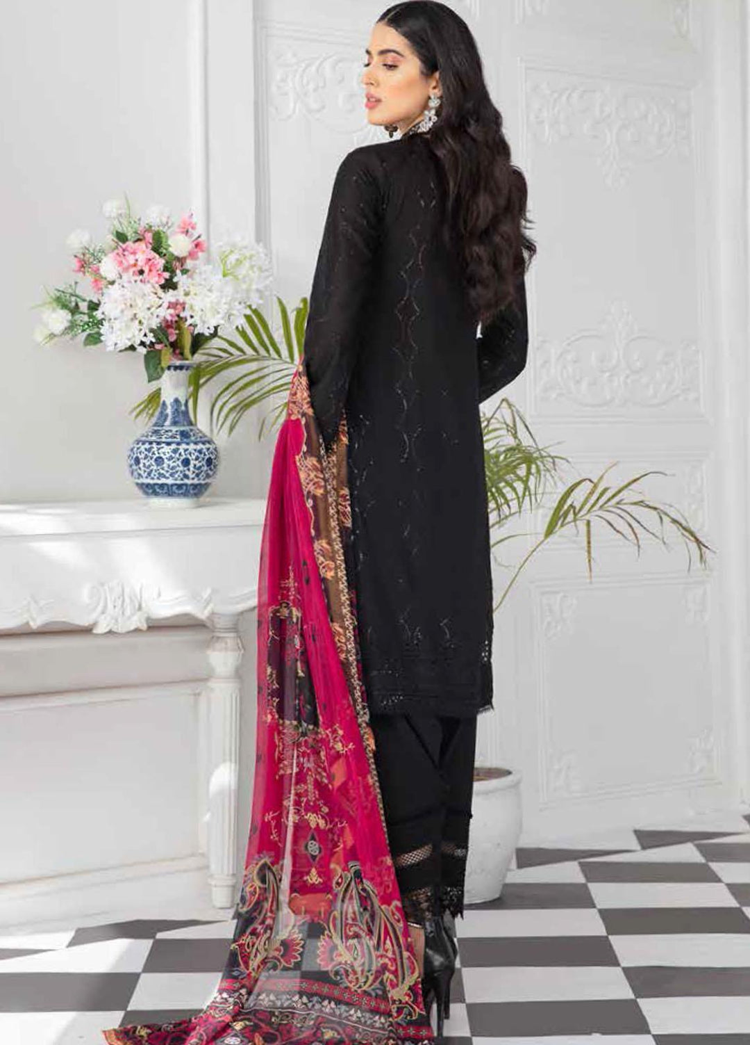Riwaj by Banafsheh Embroidered Lawn Suits Unstitched 3 Piece BF21R RW-03 - Summer Collection