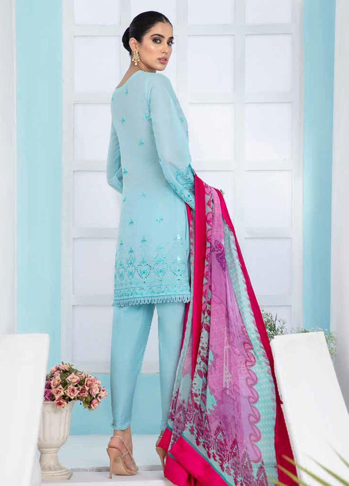 Riwaj by Banafsheh Embroidered Lawn Suits Unstitched 3 Piece BF21R RW-06 - Summer Collection
