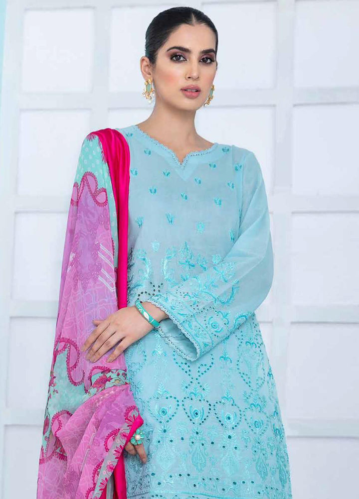 Riwaj by Banafsheh Embroidered Lawn Suits Unstitched 3 Piece BF21R RW-06 - Summer Collection