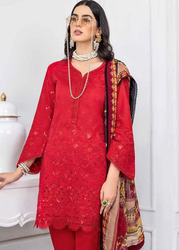 Riwaj by Banafsheh Embroidered Lawn Suits Unstitched 3 Piece BF21R RW-07 - Summer Collection